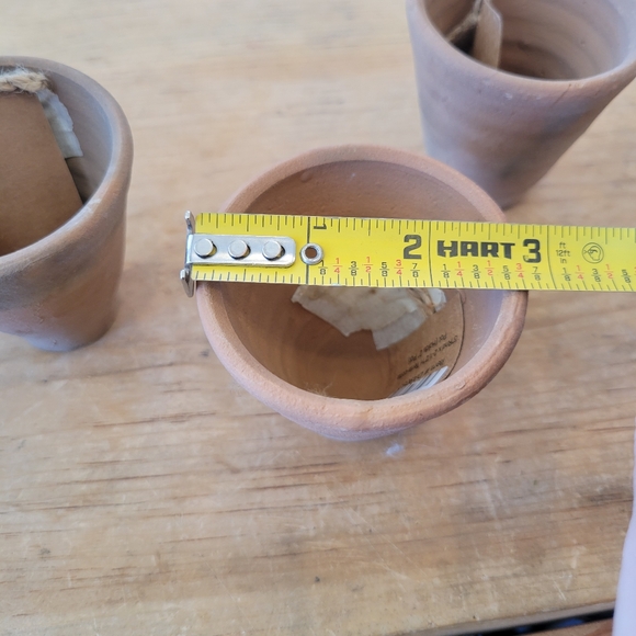 Mini clay vases- SPRING FUN!! Set of 4 - Picture 12 of 13